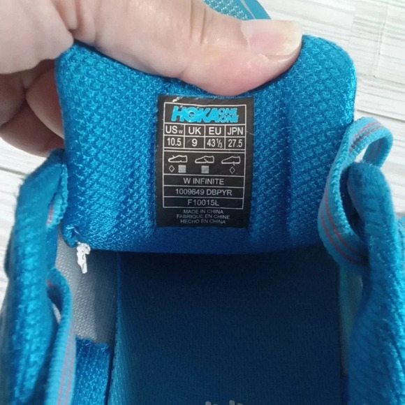 Hoka one one infinite sneakers running women's 10.5 W - Picture 7 of 9